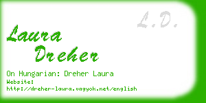 laura dreher business card